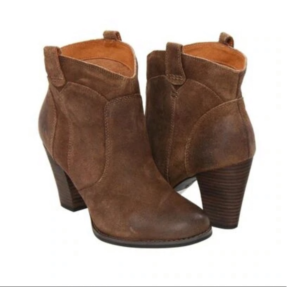 Indigo By Clarks Cognac Boots, 8.5